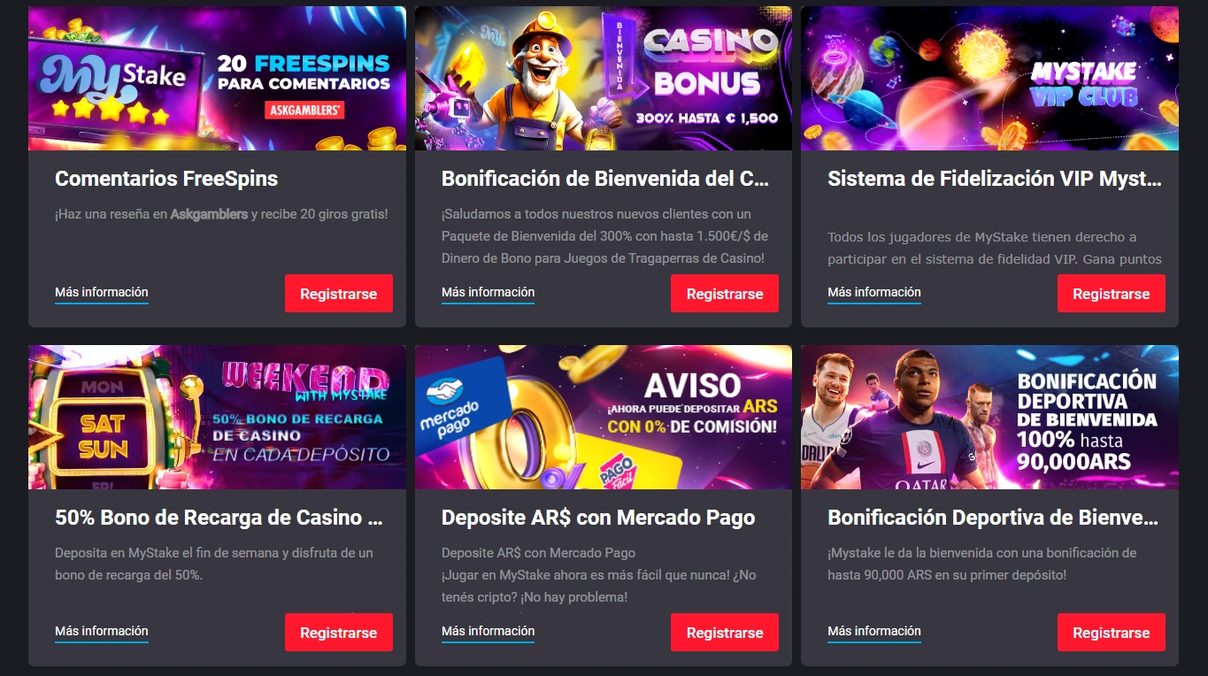 Mystake bonus
